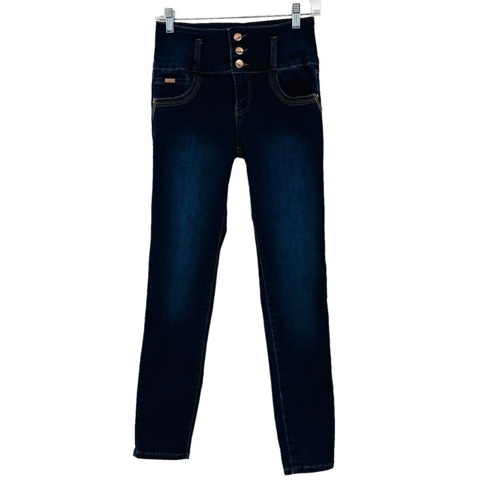 Bahiao Push Up Booty Jeans in Dark Wash Women’s Size 5/27 - Picture 3 of 11
